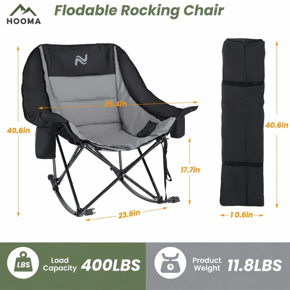 Padded Folding Camping Rocker