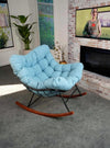 Oversized Upholstered Rocking Chair
