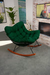 Oversized Upholstered Rocking Chair