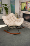 Oversized Upholstered Rocking Chair